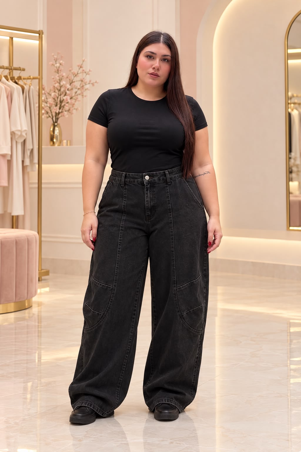 JEANS 002 CURVY TG UNICA