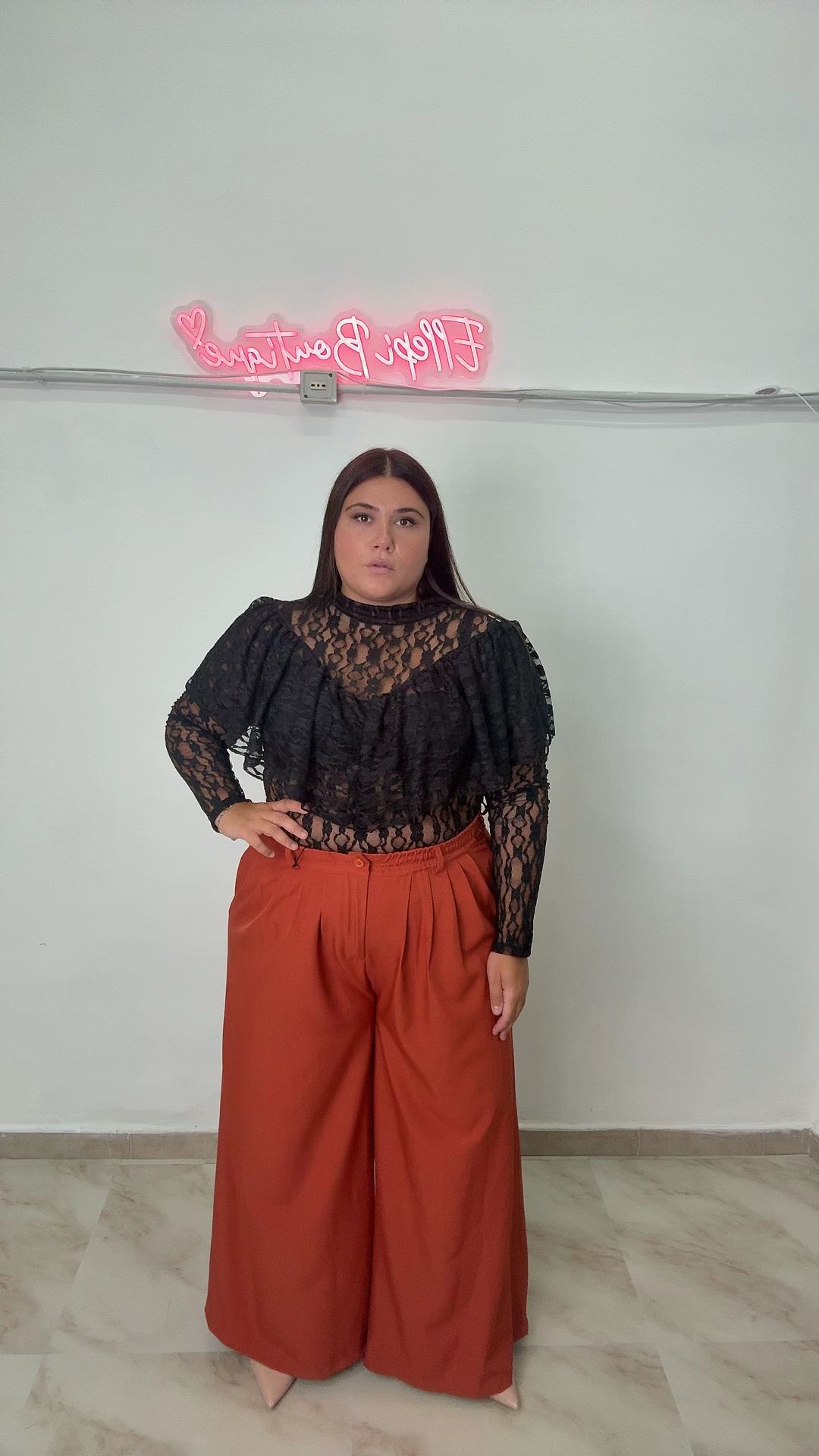 PANTALONE MONICA CURVY ELASTICO 48/58