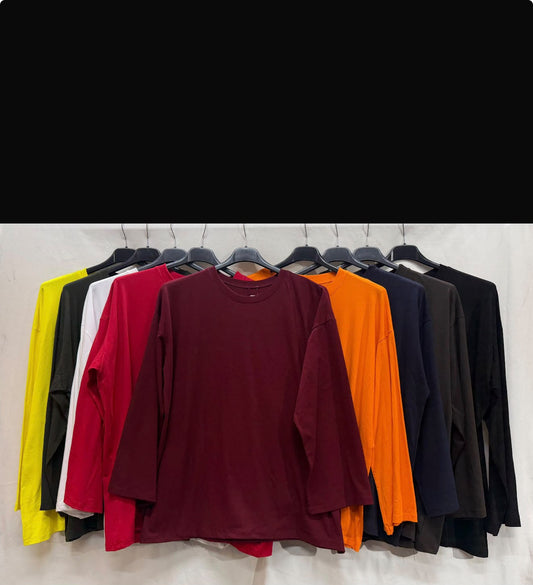 MAGLIA MANICA LUNGA COTONE
