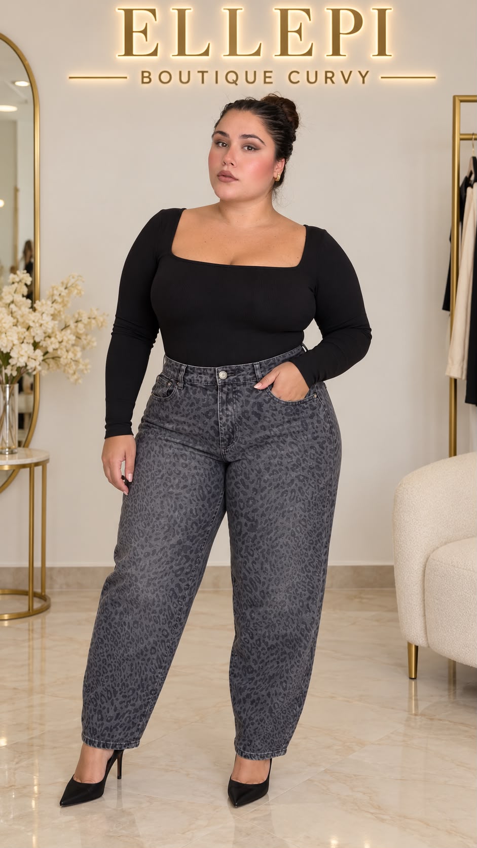 JEANS MACULATO SUPER ELASTICO 42/52