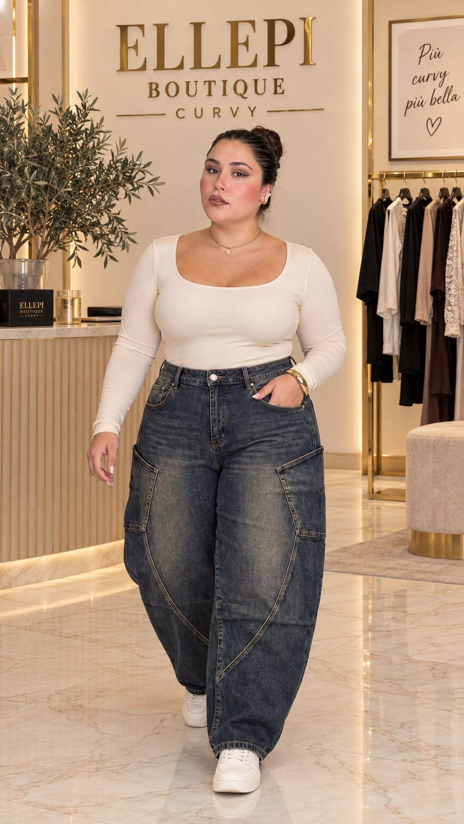 JEANS PENELOPE 42/52 ELASTICO