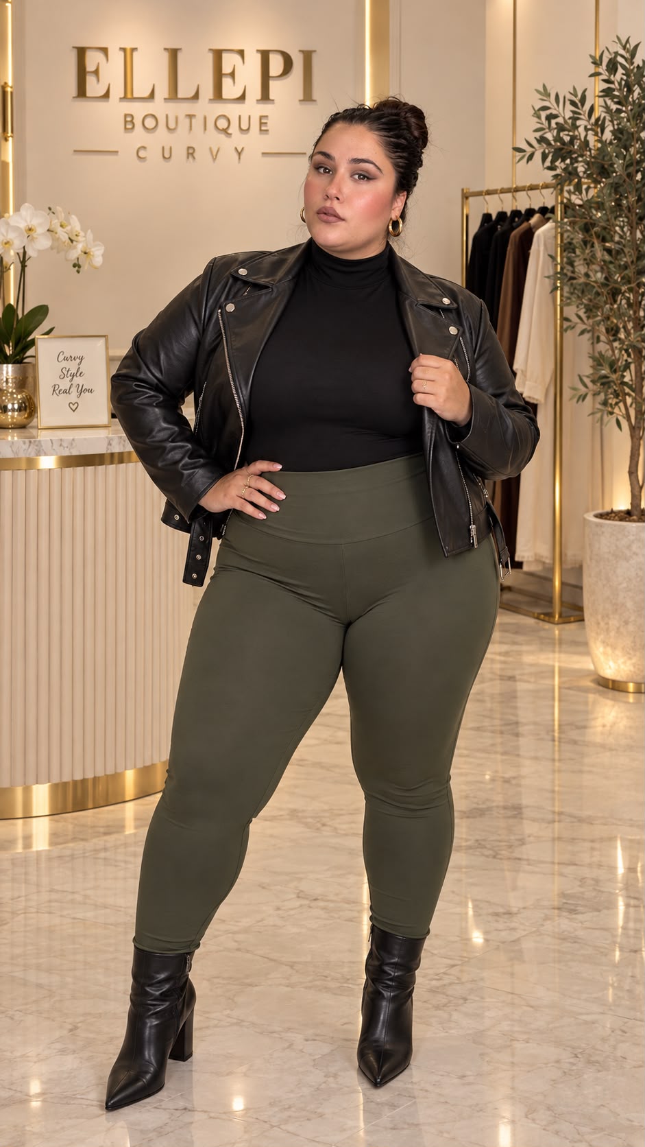 LEGGINGS LOURDES MODELLANTE -10KG CURVY