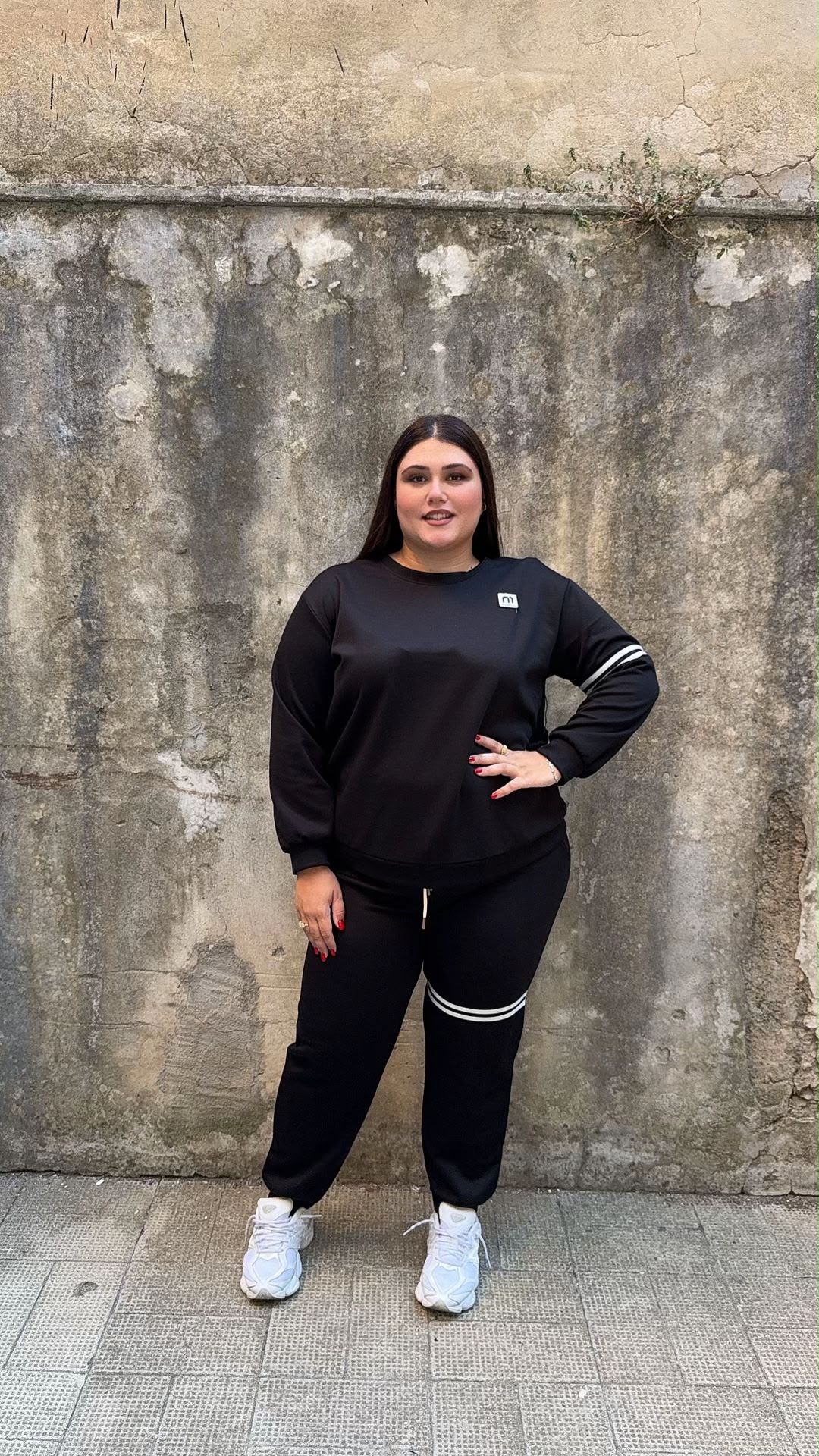 COORDINATO SPORTIVO MU CURVY ELASTICO 48/56