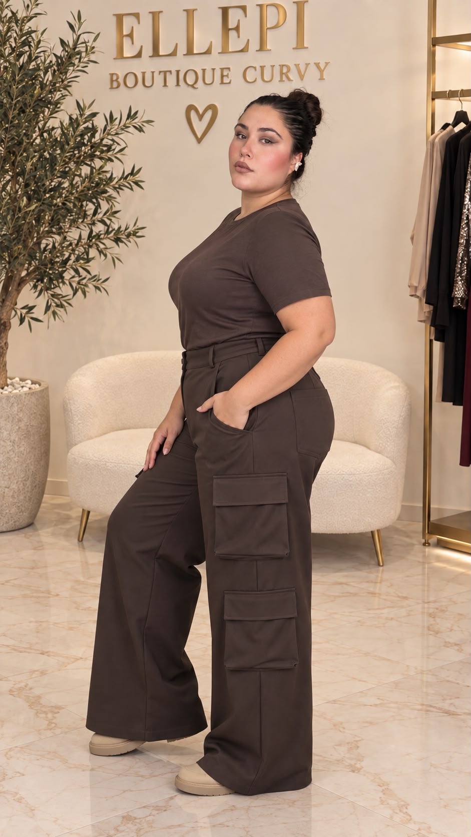 PANTALONE CARGO CURVY