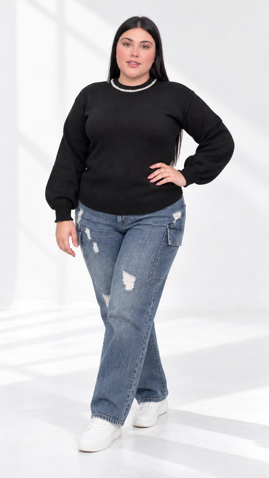 MAGLIONE COLLANA PREZIOSA SLIM/CURVY