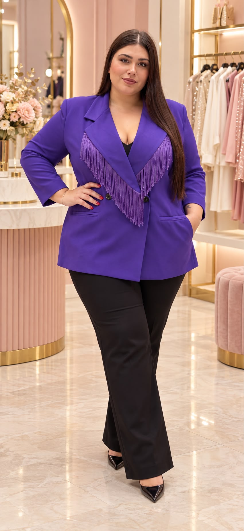 BLAZER FRANGE CURVY