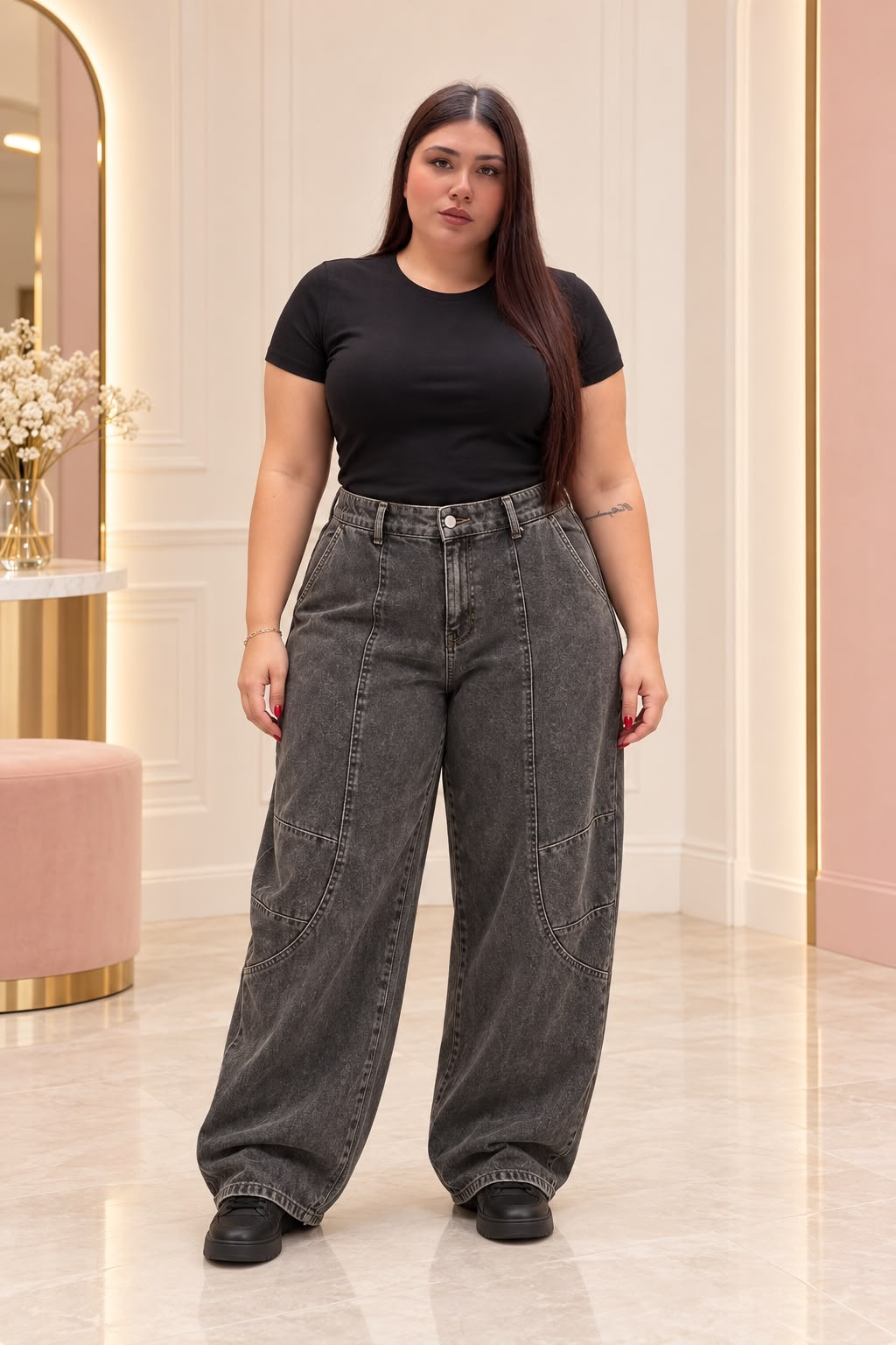 JEANS 002 CURVY TG UNICA