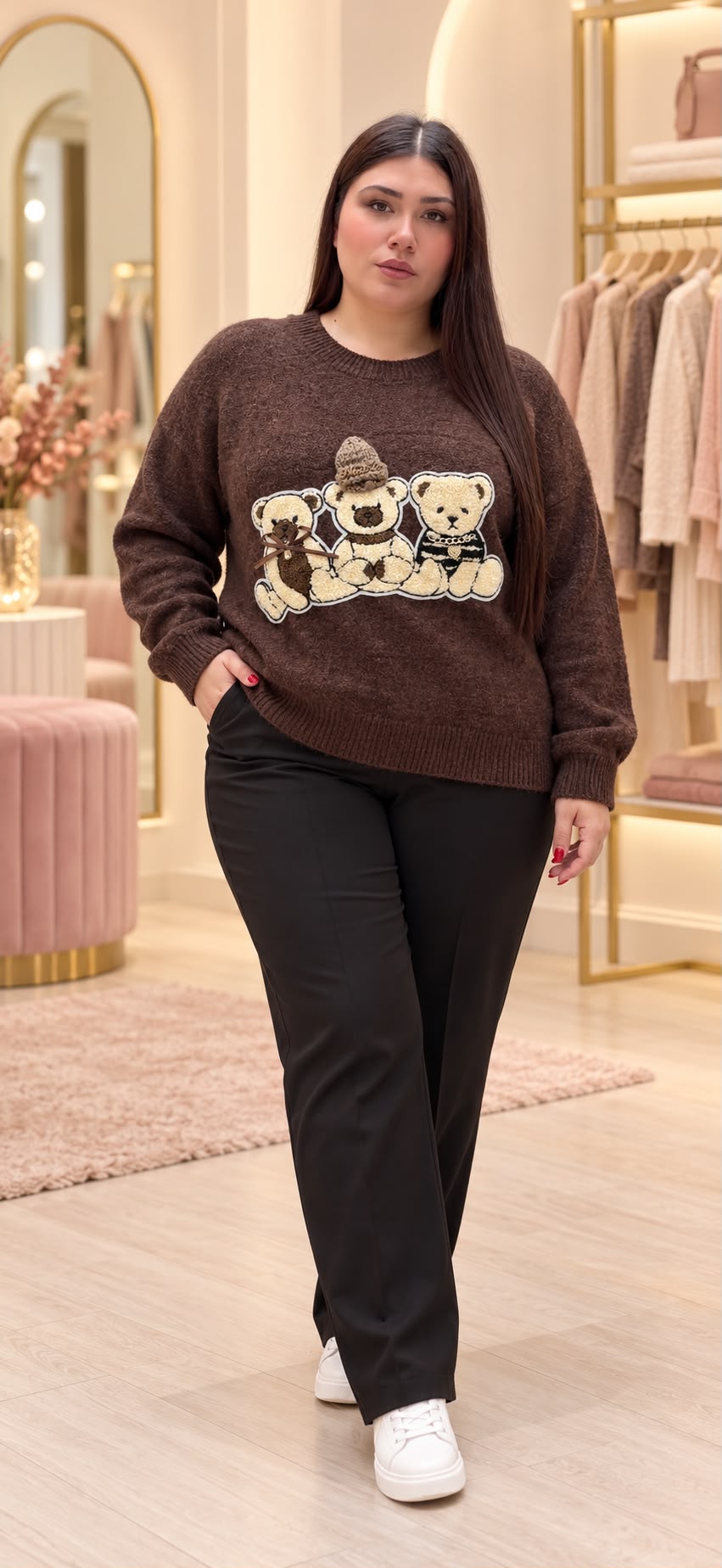 MAGLIONE TEDDY SLIM/CURVY