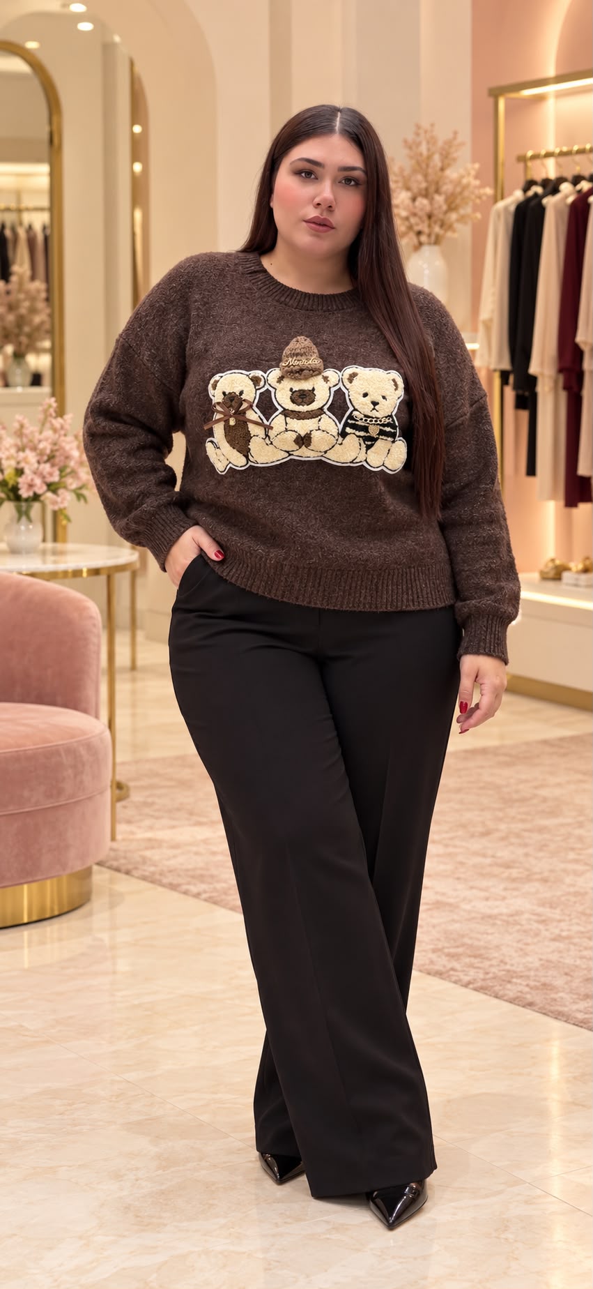 MAGLIONE TEDDY SLIM/CURVY