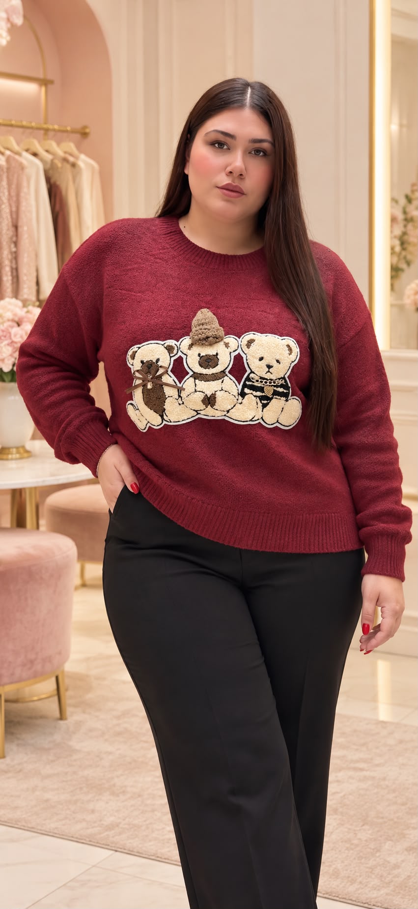 MAGLIONE TEDDY SLIM/CURVY
