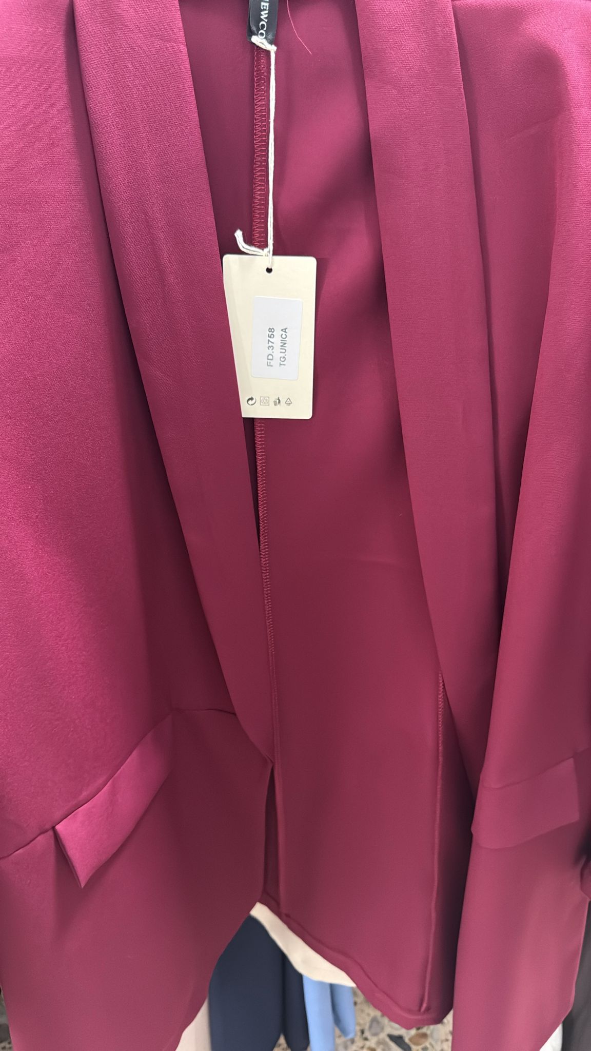 GIACCA DRAPPEGGIO 48/56